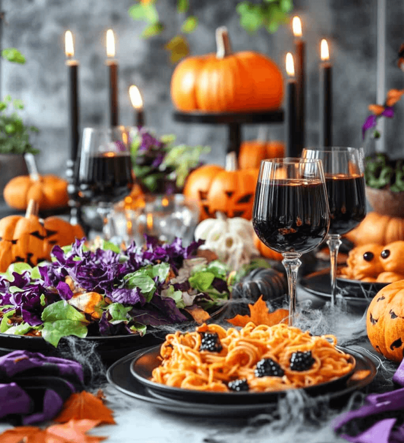 Halloween dinner menu